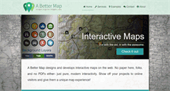 Desktop Screenshot of abettermap.com